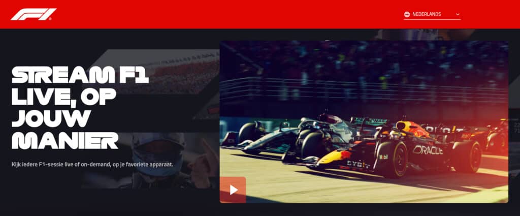 Ga naar de website van F1 TV
