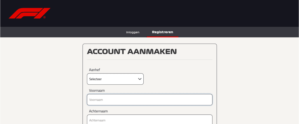 Maak een account aan